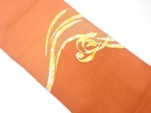 綴れ流水模様織出し袋帯